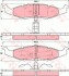 Гальмівні колодки, дискове гальмо (набір) TRW GDB4006 (фото 1)