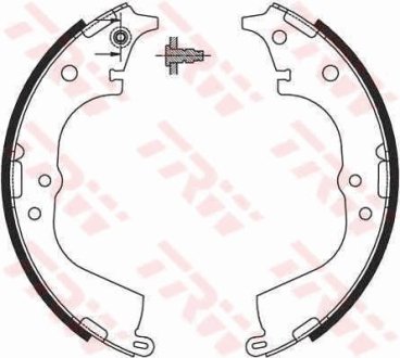 Гальмівні колодки (набір) TRW GS8693