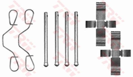 Гальмівні колодки (монтажний набір) TRW PFK154