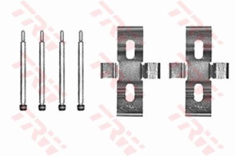 Гальмівні колодки (монтажний набір) TRW PFK172