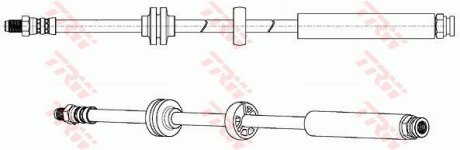 Шланг гальмівний TRW PHB649