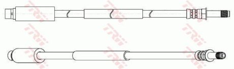 Шланг гальмівний TRW PHB654