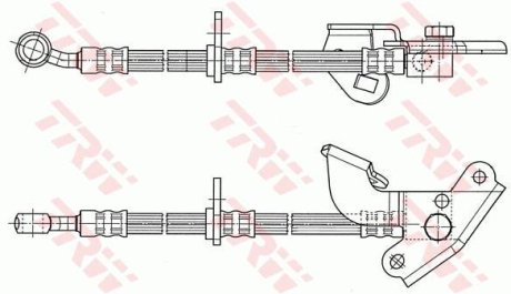 Шланг гальмівний TRW PHD583