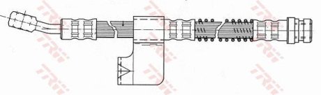 Шланг гальмівний TRW PHD618