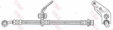 Шланг гальмівний TRW PHD7072