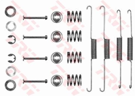 Монтажний набір гальмівних колодок TRW SFK110