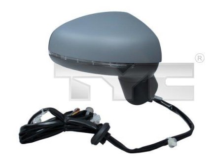 Дзеркало AUDI A1 10- LEWE ELEKTRYCZNE PODGRZEWANE DO MALOWANIA ASFERYCZNE 302-0098 TYC 3020098