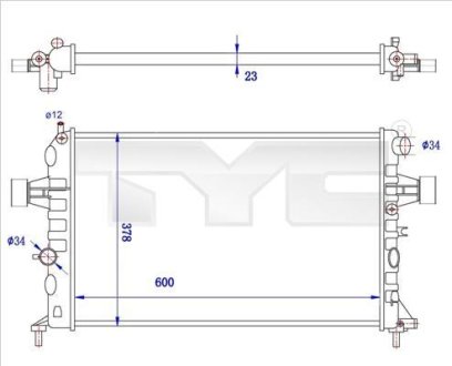 Теплообмінник TYC 7250038R