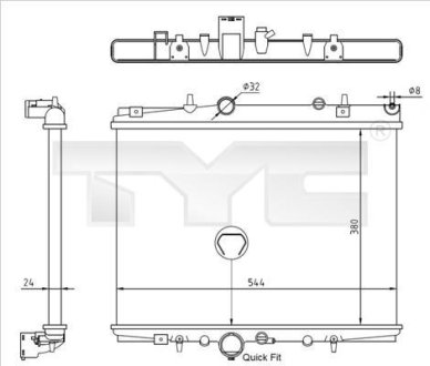 Теплообмінник TYC 7260018R