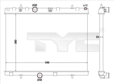 Теплообмінник TYC 7260019R