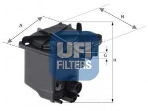 Фільтр палива UFI 2402700