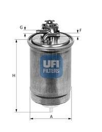 Фільтр палива UFI 2440000