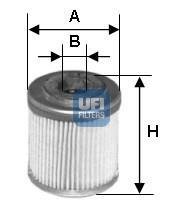 Фільтр масла UFI 2558800