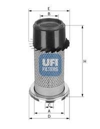 Фільтр повітряний UFI 2707800