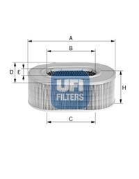 Фільтр повітряний UFI 2742700