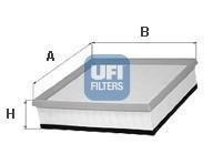 Фільтр повітряний UFI 3006700