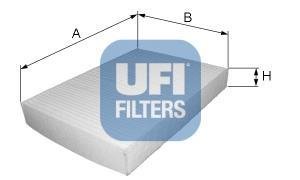 Фільтр повітря (салону) UFI 5314600