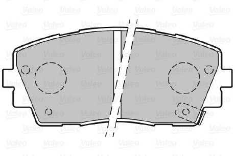 Гальмівні колодки (набір) Valeo 301299