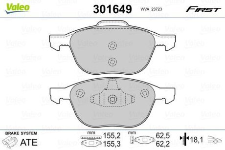 Деталь Valeo 301649