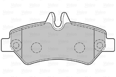 Гальмівні колодки (набір) Valeo 301728