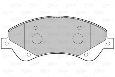 Гальмівні колодки (набір) Valeo 301818