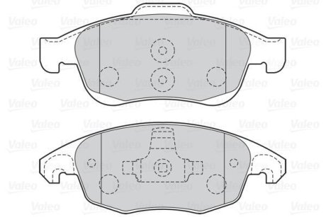 Колодки гальмівні PEUGEOT P. 5008/PARTNER 1,6 08- Valeo 301997
