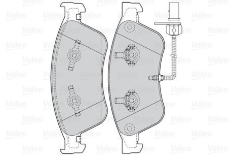 Гальмівні колодки дискові FIRST BRAKE PADS FIRST MERC C CLASS 01.07> FR Valeo 302071