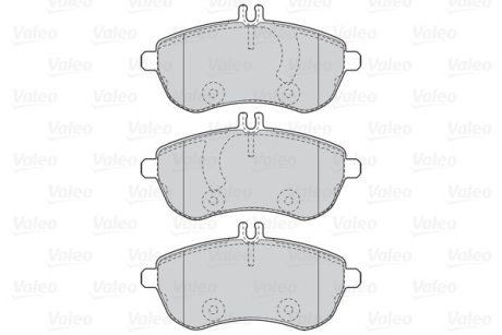 Гальмівні колодки дискові FIRST MB C250 09-14, MB E220CDI 09- Valeo 302088
