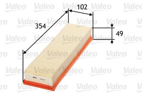 Фільтр повітряний Valeo 585114