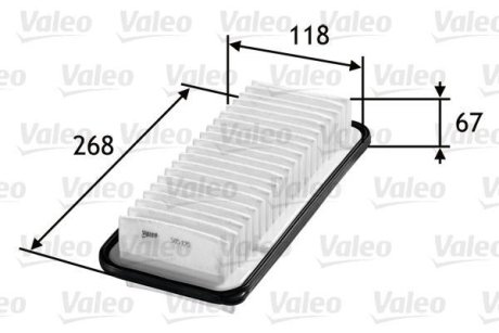 Фільтр повітряний Valeo 585125