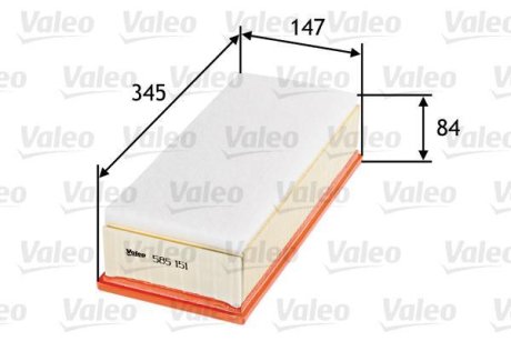 Фільтр повітряний Valeo 585151