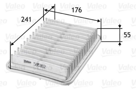 Фільтр повітряний Valeo 585162