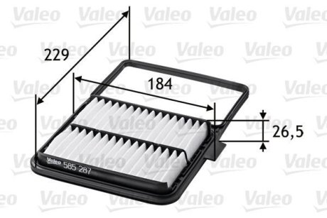 Фільтр повітряний Valeo 585287