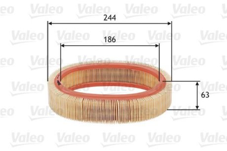 Фільтр повітряний Valeo 585606