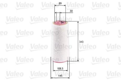 Фільтр повітряний Valeo 585617