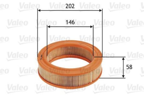 Фільтр повітряний Valeo 585644