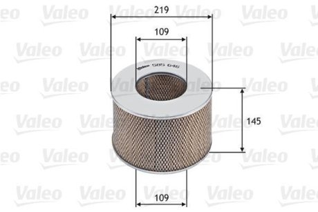 Фільтр повітряний Valeo 585646