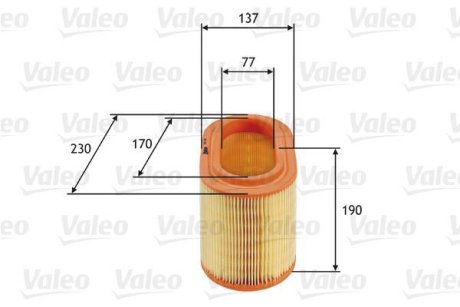 Фільтр повітряний Valeo 585690