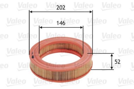 Фільтр повітряний Valeo 585717