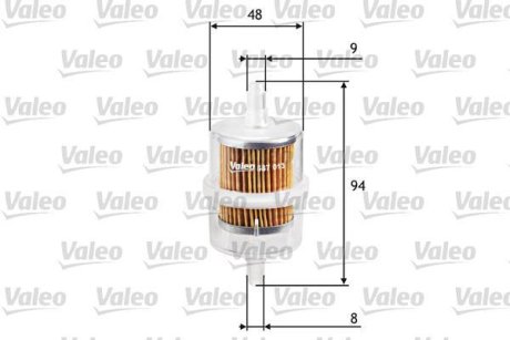 Фільтр палива Valeo 587013