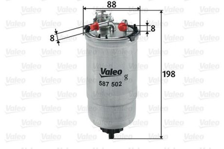 Фільтр палива Valeo 587502