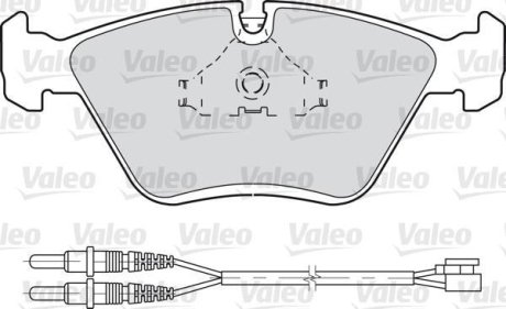 Гальмівні(тормозні) колодки Valeo 598281