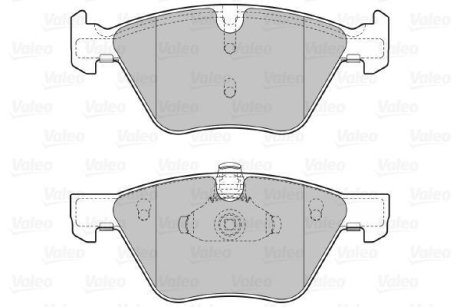 Гальмівні колодки (набір) Valeo 601283