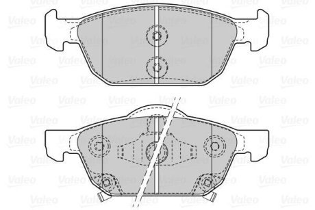 Гальмівні колодки дискові Valeo 601508