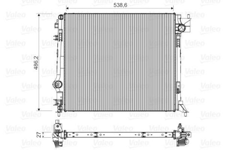 Радіатор Valeo 701516