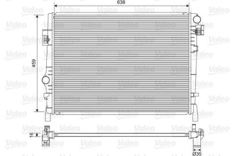 Теплообмінник Valeo 701553