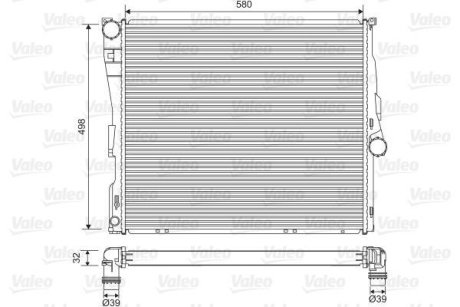 Теплообмінник Valeo 701563