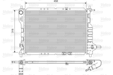 Теплообмінник Valeo 701598