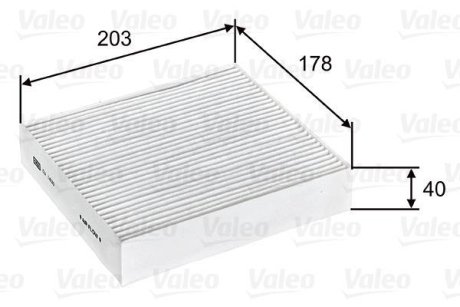 Фільтр повітря (салону) Valeo 715603