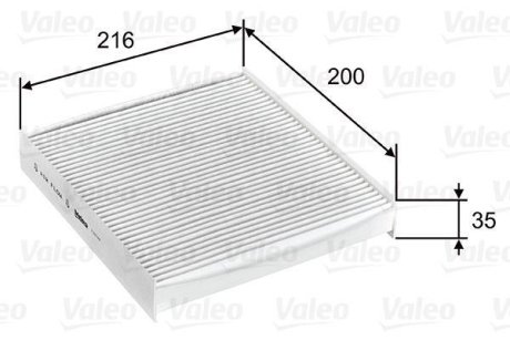 Фільтр повітря салону zw.CLIO 12- Valeo 715746